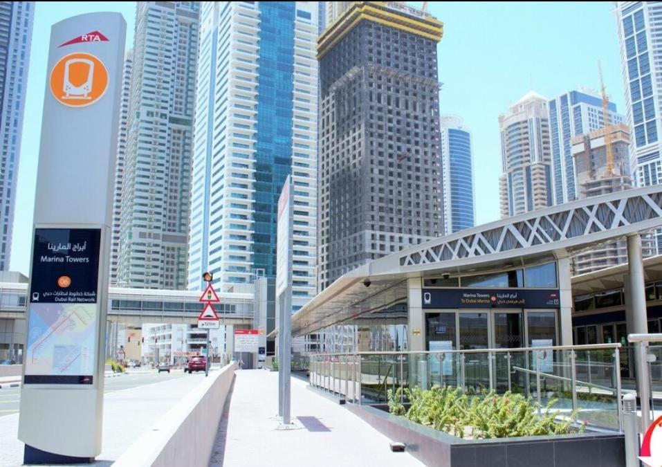High Floor With City Skyline & Burj Khalifa View 3 Bedroom Unit Marina Dubai Buitenkant foto