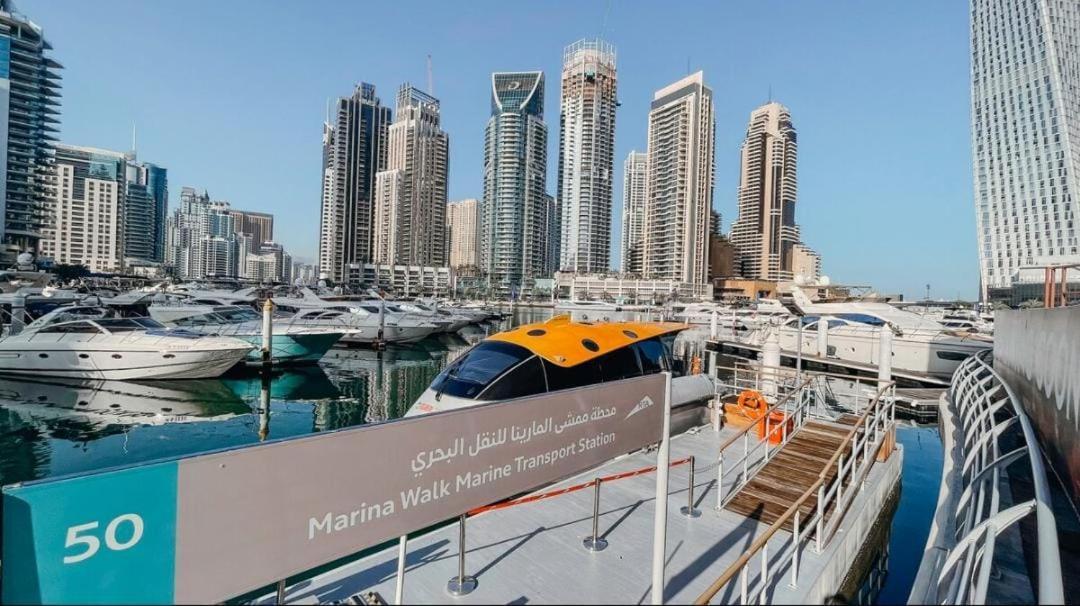 High Floor With City Skyline & Burj Khalifa View 3 Bedroom Unit Marina Dubai Buitenkant foto