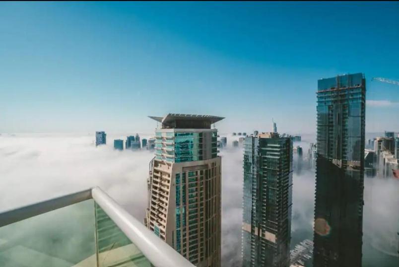 High Floor With City Skyline & Burj Khalifa View 3 Bedroom Unit Marina Dubai Buitenkant foto